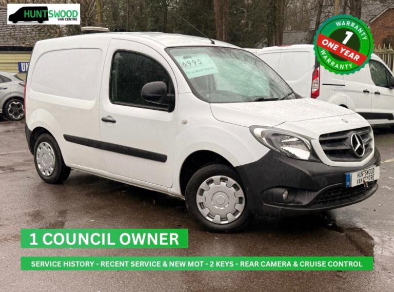2018 MERCEDES CITAN 1.5L DIESEL WHITE MANUAL L2 PANEL VAN - 41K MILES