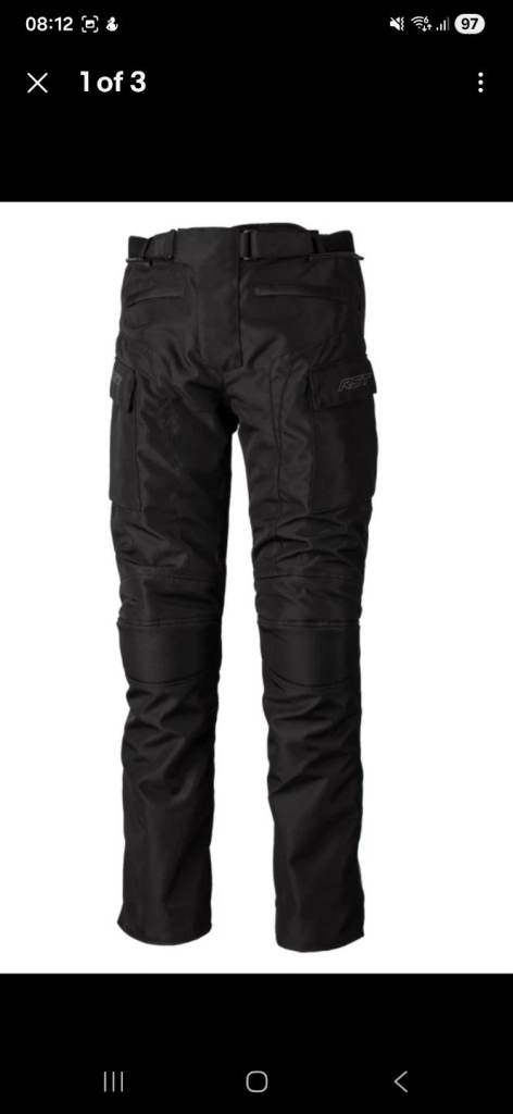 RST motorcycle textile trousers large