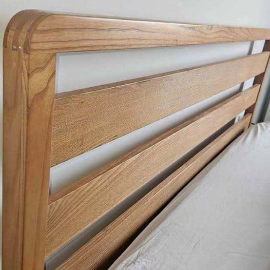 Woodstock Low Rise KING SIZE Bed Frame - Solid Wood, Brown