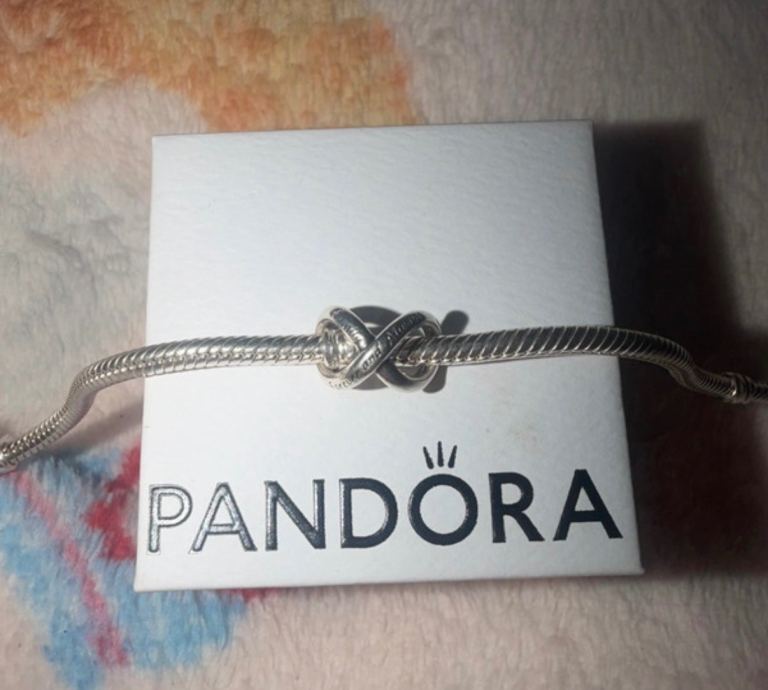 Pandora Silver Charms and Bracelet – Good Condition