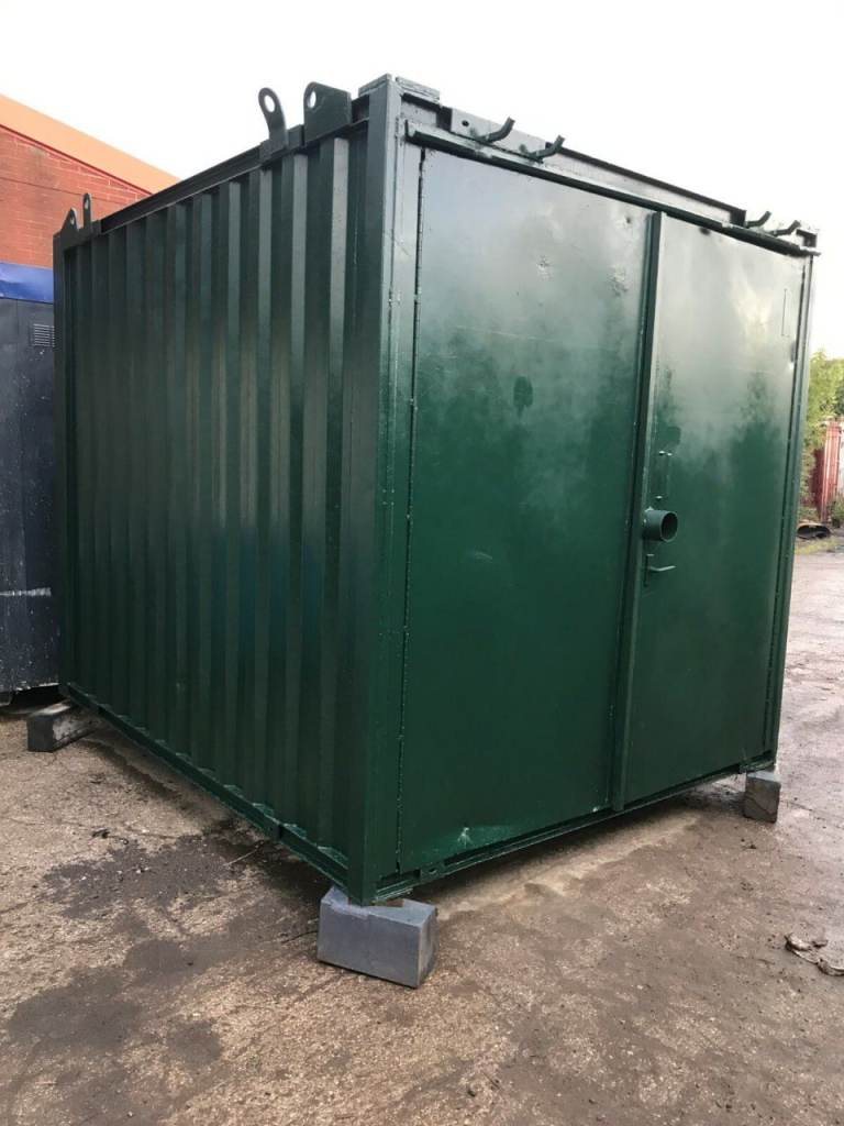 10FT STEEL STORAGE CONTAINER – SECURE SITE STORAGE UNIT