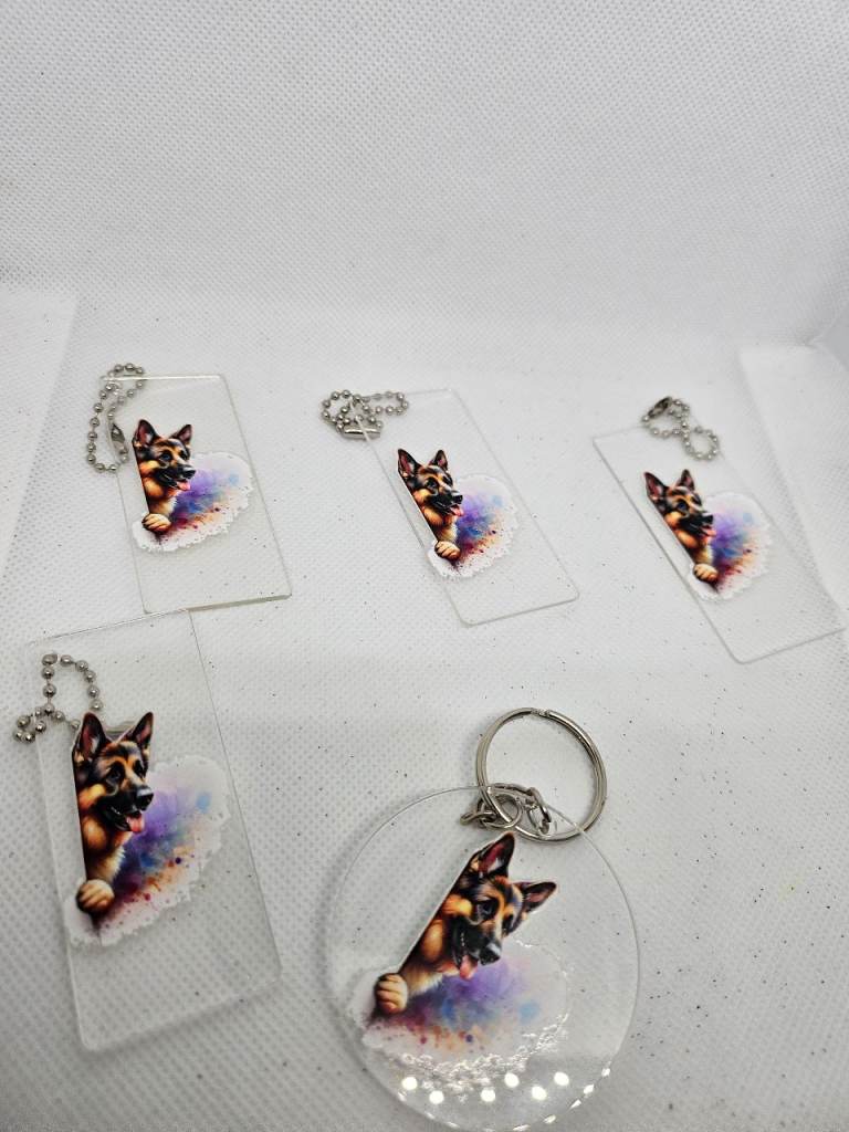 Dog keyrings 