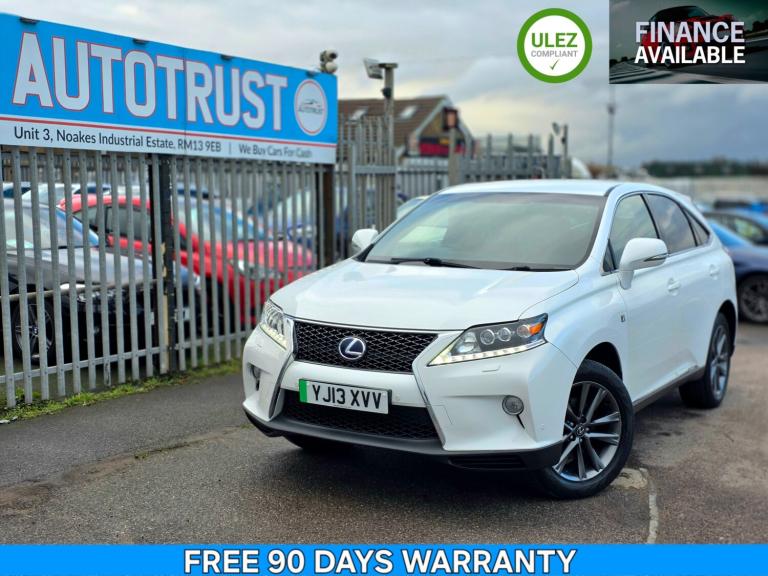 2013 Lexus RX 450h 3.5 F-Sport 5dr CVT Auto ESTATE Petrol/Electric Hybrid Automatic