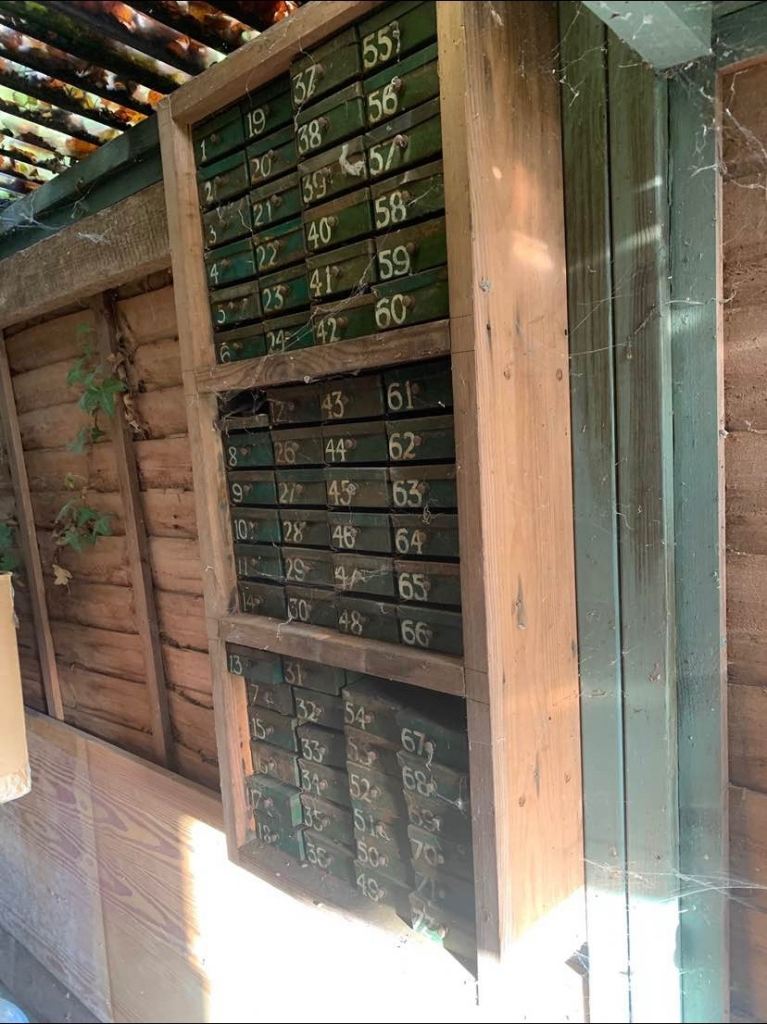 Antique Garage / Shed Storage Drawer Unit