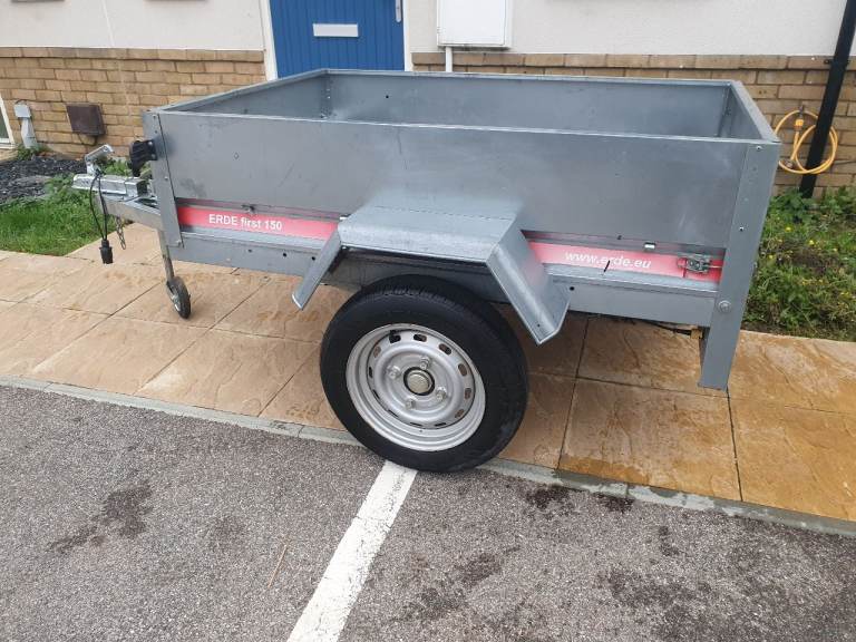 Erde First 150 Trailer with New high frame and cover 