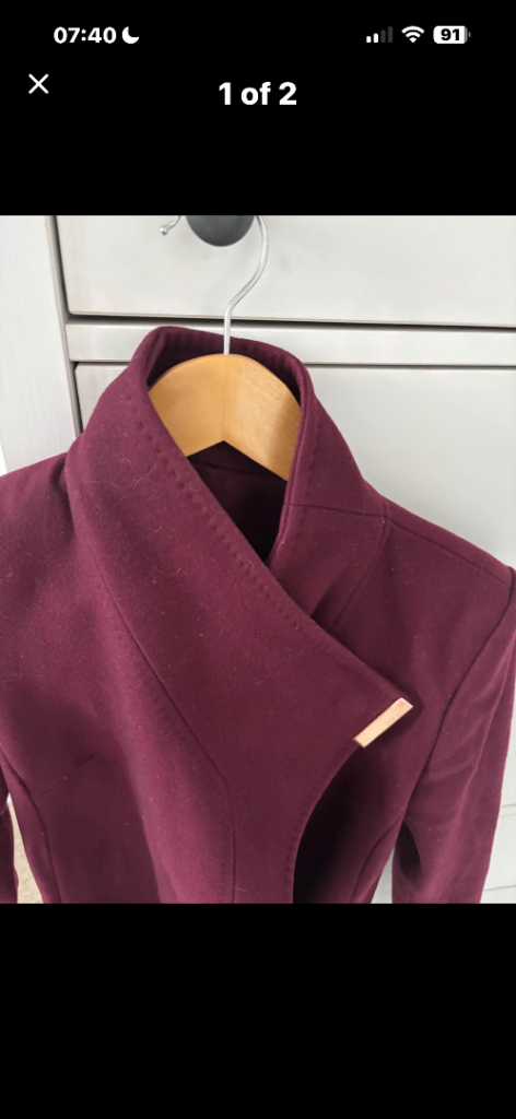 Ted baker wool coat excellent condition grab a bargain