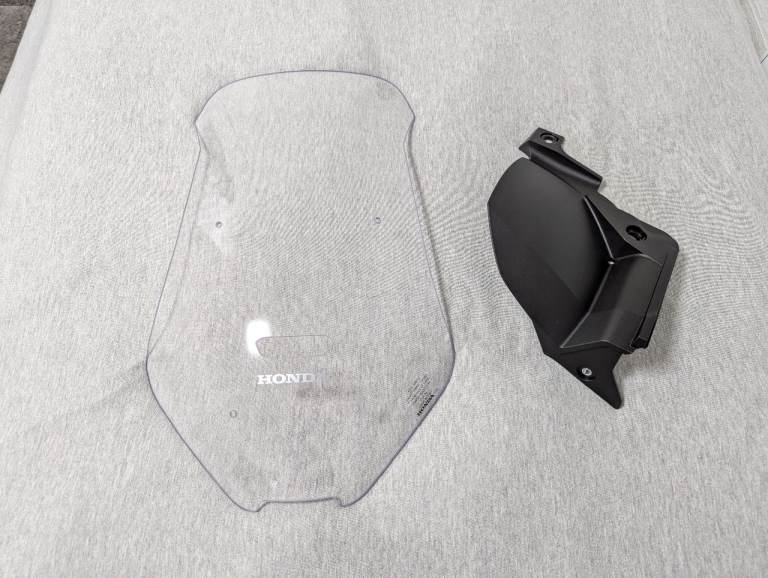 BRAND NEW Honda ADV350A 2022-2025 Genuine Clear Windshield Screen & Rear Hugger Mudguard