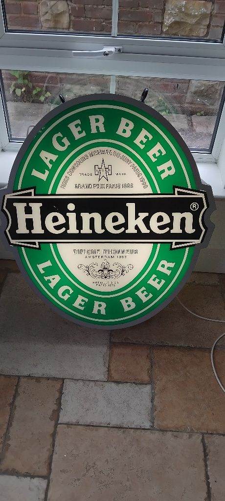 Heineken Original Outdoor Illuminated Pub Sign