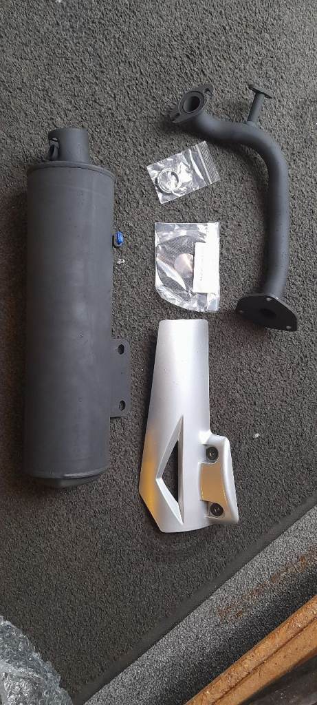 AJS Firefox 50cc moped exhaust