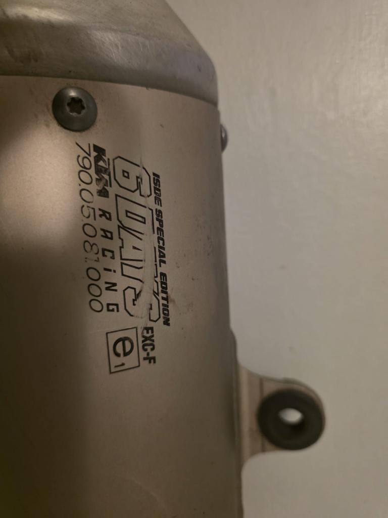 2017 EXC-F 350 Six Days exhaust