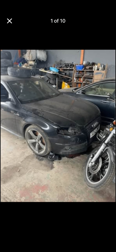 BREAKING 2012 AUDI A4 S LINE BLACK EDITION SALOON 2.0 TDI MANUAL QUATTRO 4 DOOR