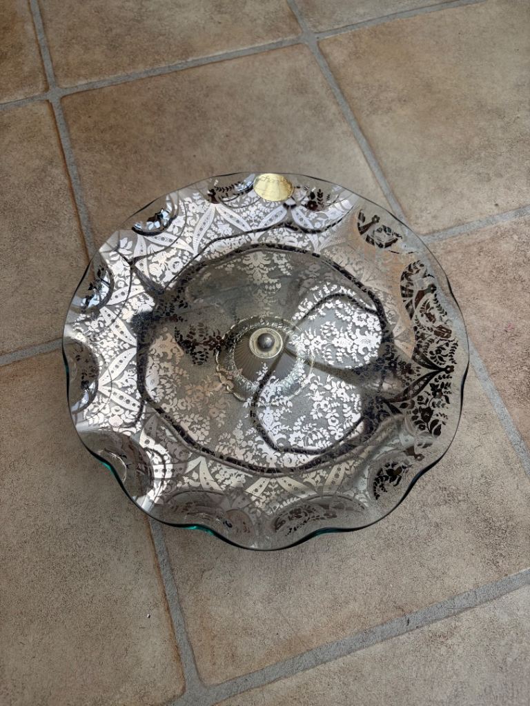 Chance glass cake stand