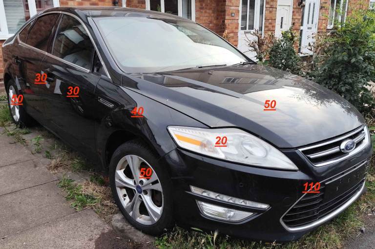 BREAKING Ford Mondeo Titanium Business Edition Mk4 2.0 Diesel 2014 Black Panther G6 /2 keys