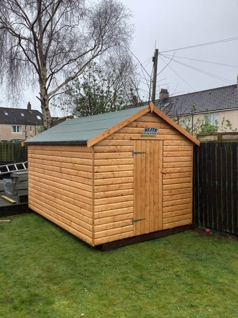Heavy duty 12x8 Workshop 20mm Log