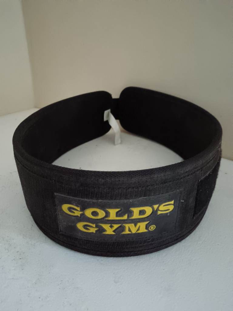 Gold's Gym Belt and Vintage Boxing Gloves