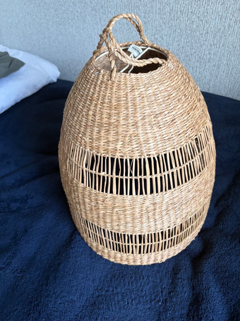 Ikea sea grass weaker lamp shade