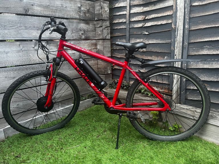 APOLLO Electric Bike – Red, Good Condition with Accessories