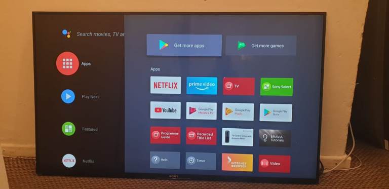 50"SONY BRAVIA ANDRIOD 4K SMART WIFI LED TV PERFECT WORKING 150£