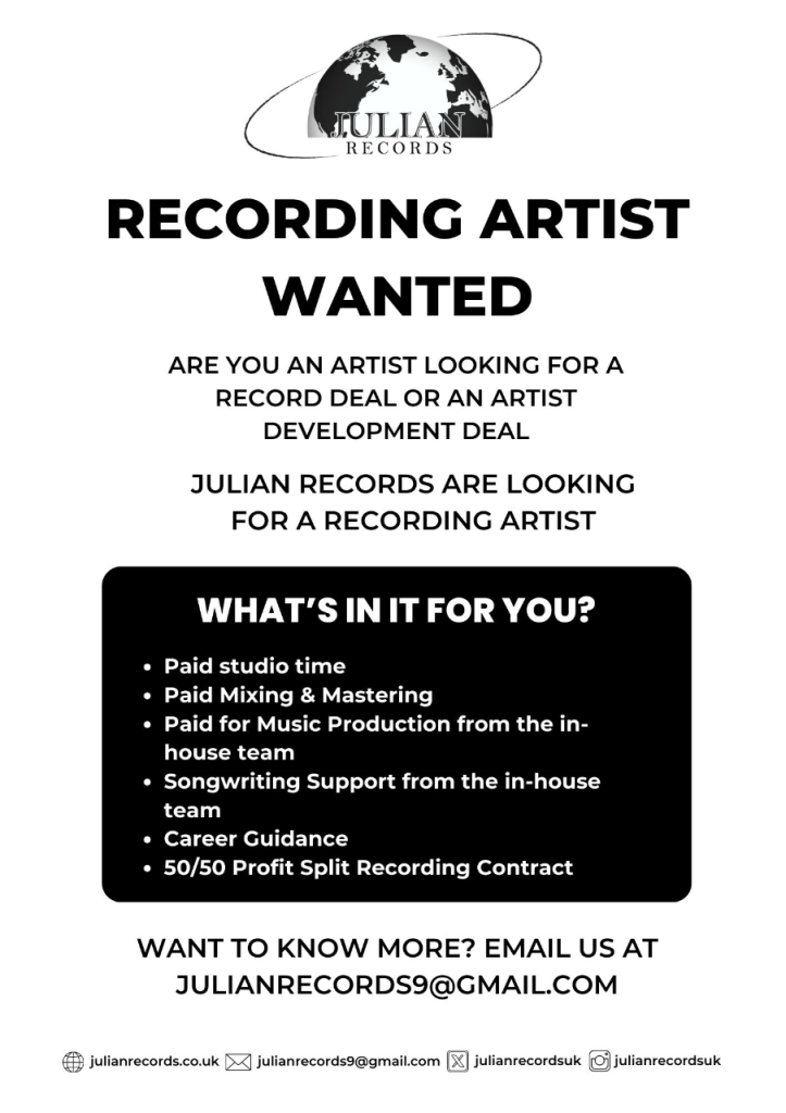 Singer-songwriter Wanted