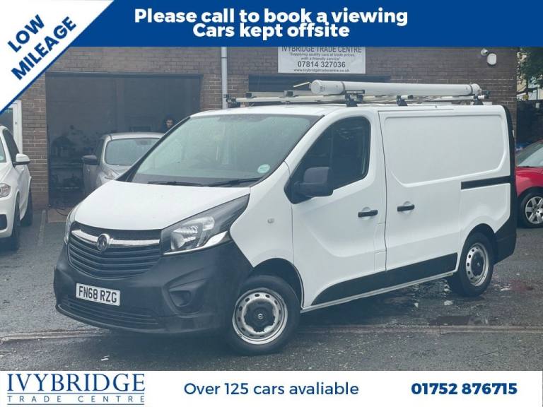 2018 68 VAUXHALL VIVARO 1.6 CDTI 2900 PANEL VAN 5DR DIESEL MANUAL L1 H1 EURO 6 (