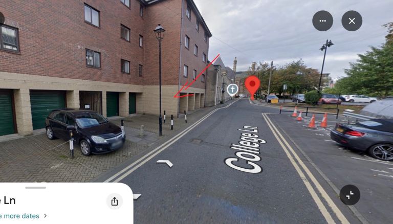 Newcastle city centre parking space