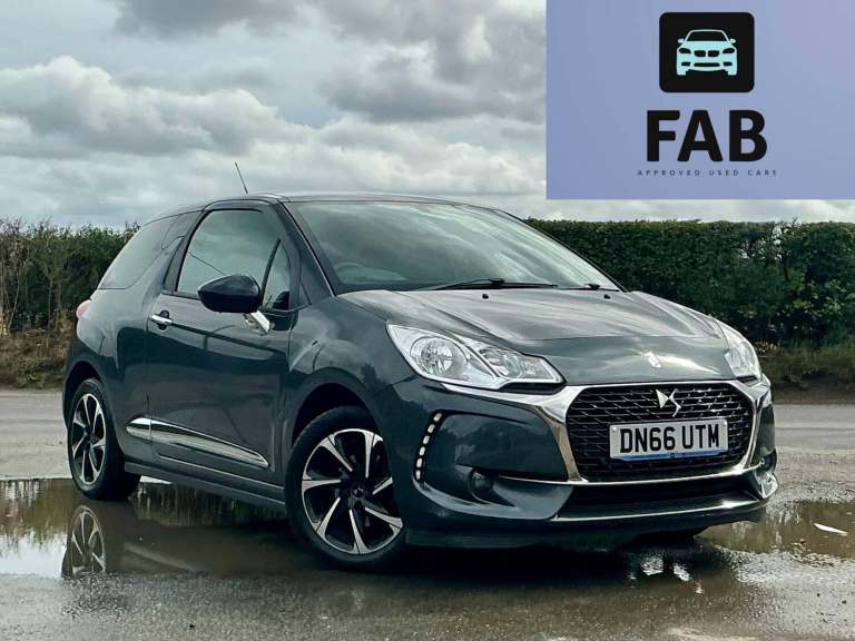 2016 DS Automobiles DS 3 1.2 PureTech Elegance 3dr HATCHBACK PETROL Manual