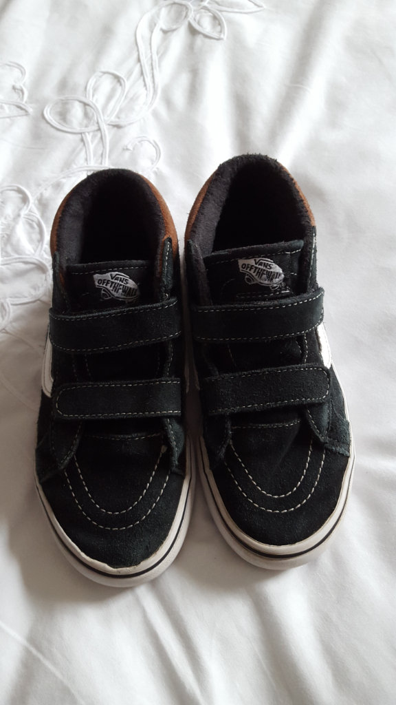 Vans Black Brown Trainers size 2.5