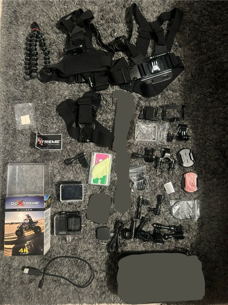 Go pro hero 9 and an action camera 