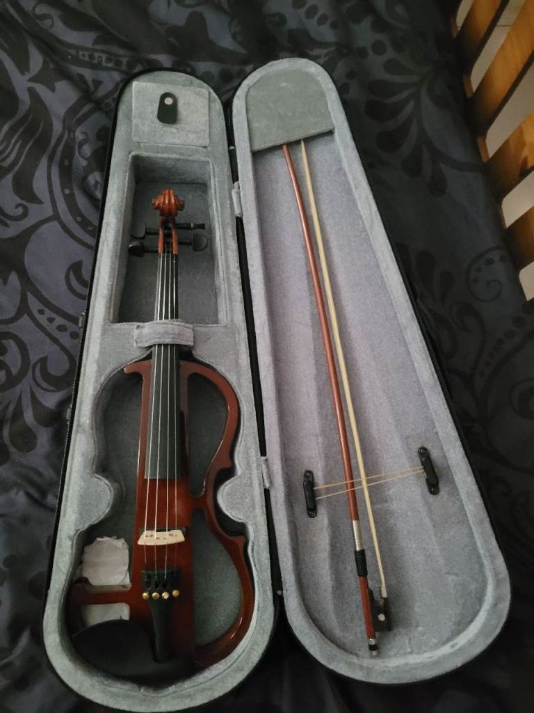 Vangoa S shaped electric violin 1/2