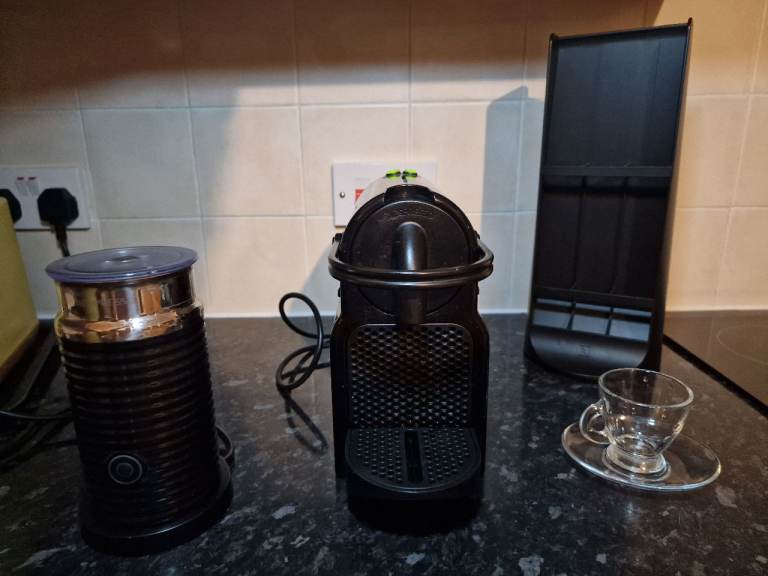 image for Nespresso Inissia with added extras.