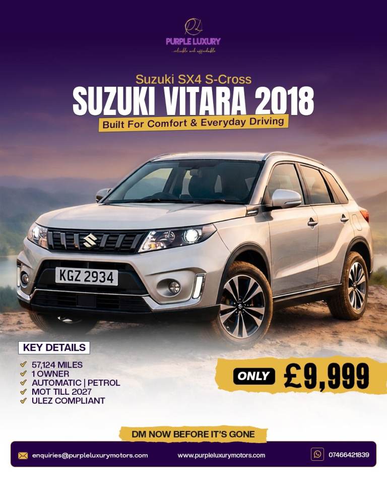 Used Suzuki Vitara automatic for sale