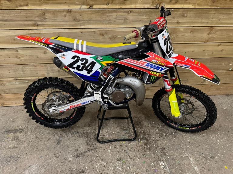 HUSQVARNA TC 85 2022 BW MOTOCROSS BIKE VERY TRICK BIKE 