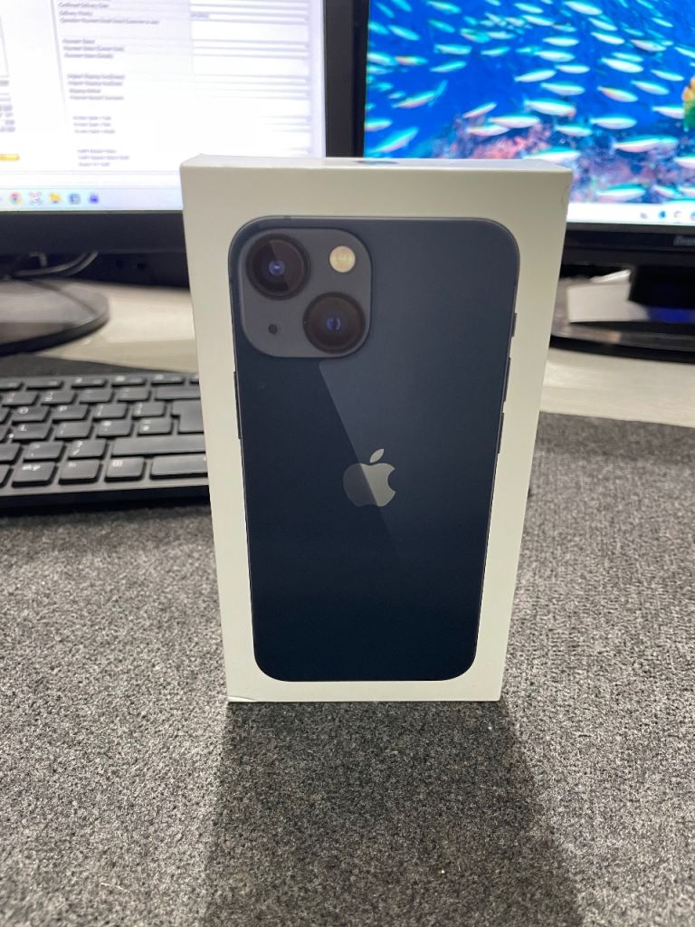Apple iPhone 13 128GB Mini Midnight, Brand New in Box