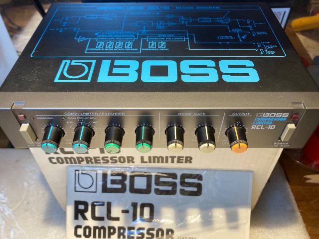 BOSS RCL-10 Compressor/Limiter – As New – Original Box & Manual
