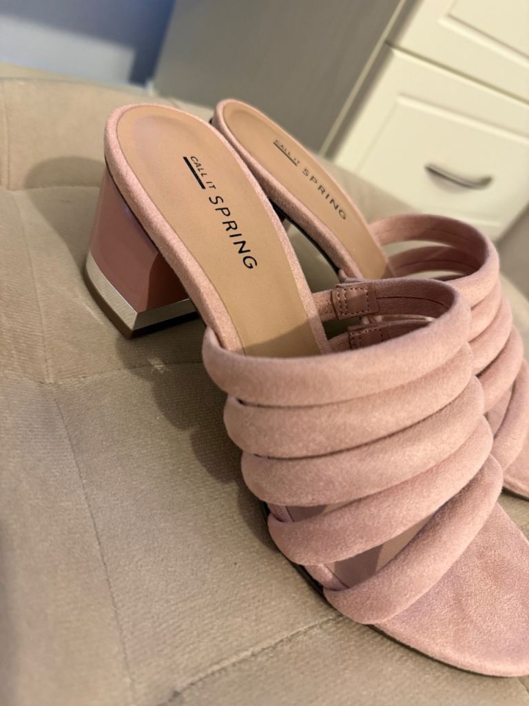 Call It Spring Aldo Etoclya Sandals pink size 3