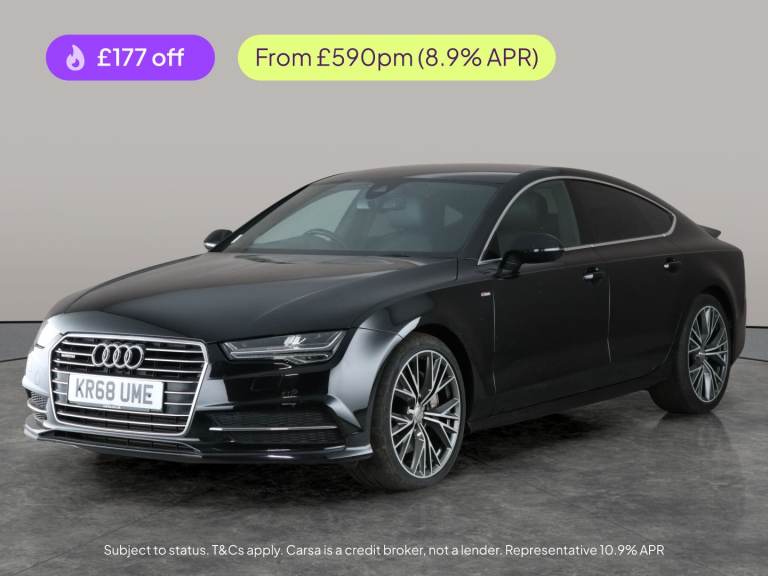 2018 Audi A7 3.0 BiTDI Quattro 320 Black Edition 5dr Tip Auto HATCHBACK DIESEL Automatic
