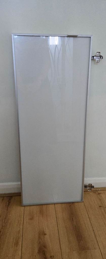 IKEA HOGBO White glass doors x3 