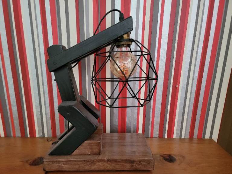 Handmade Wooden Lamp