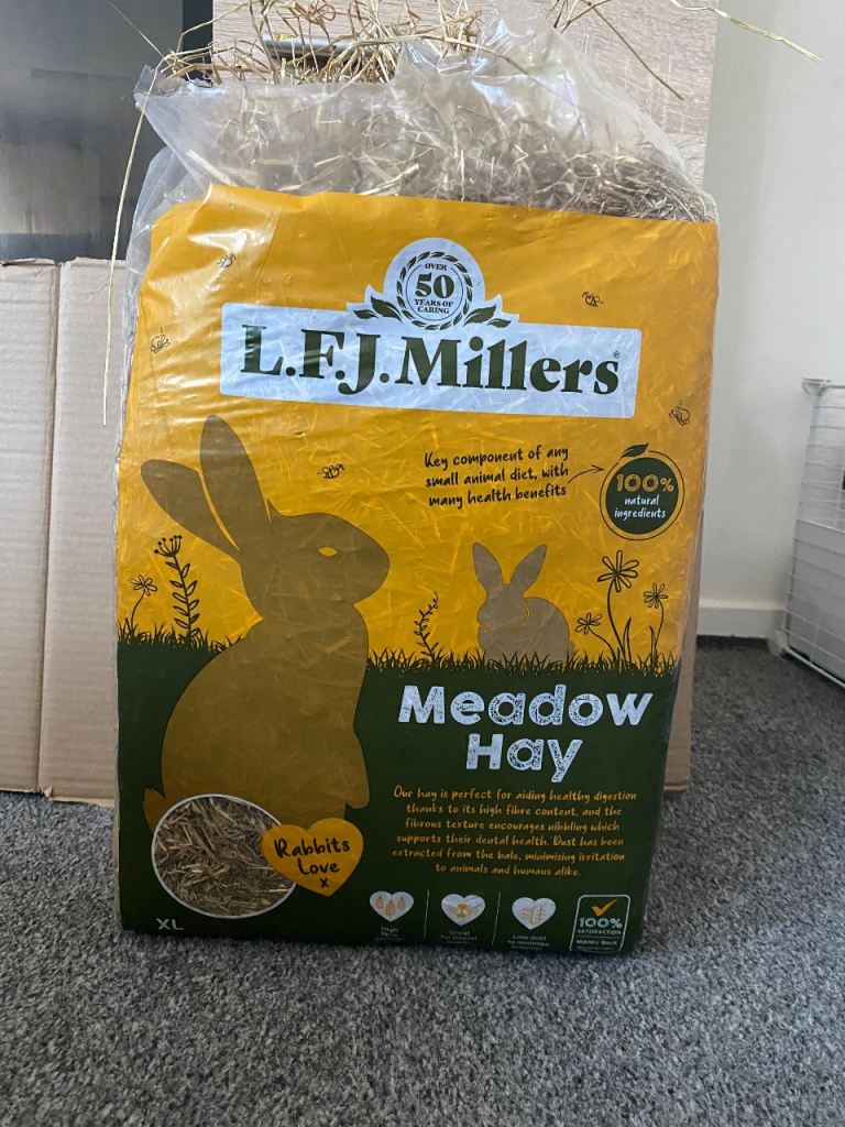 Small pets Guinea Pigs rabbit meadow hay