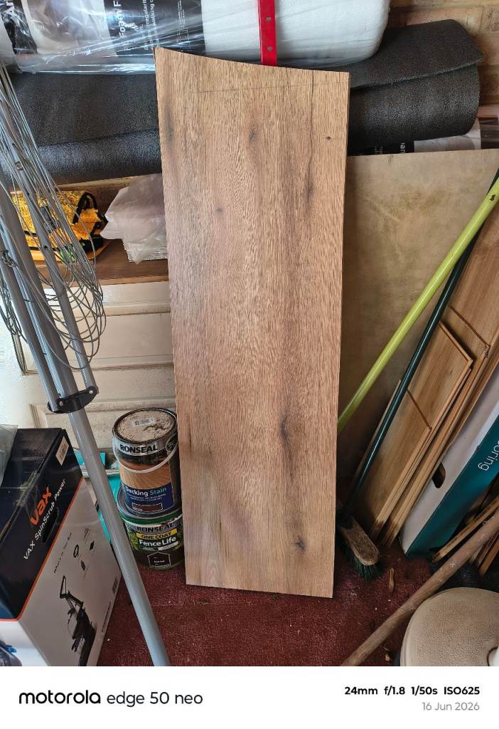Brand new worktop. Grained light Oak. Rainham . 