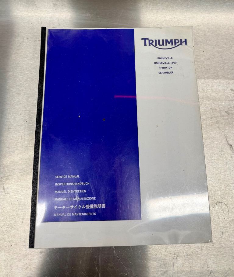 Triumph Bonneville, scrambler Service Manual