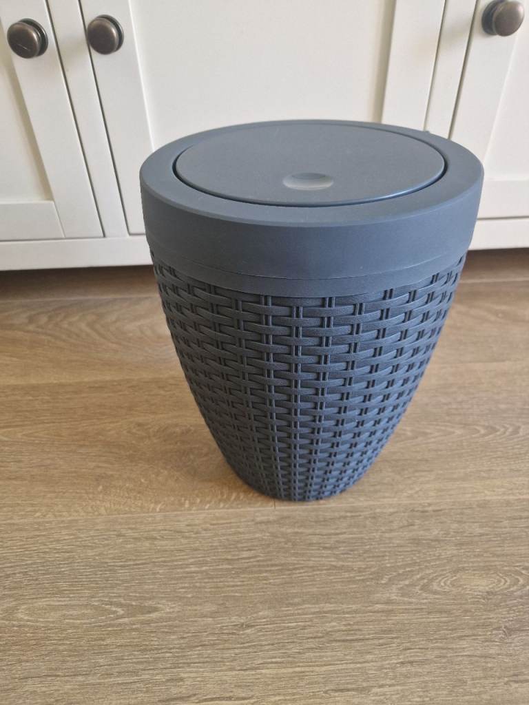 Grey Bathroom Bin