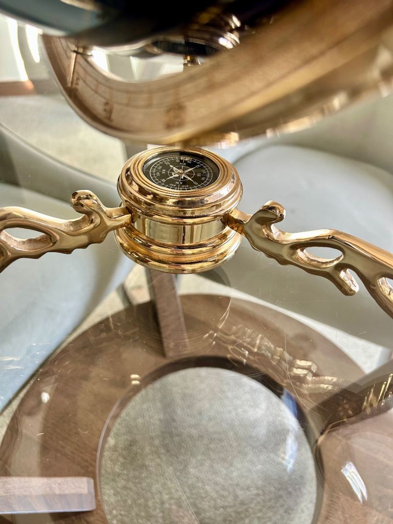 Lapiz Blue semi precious stone Globe