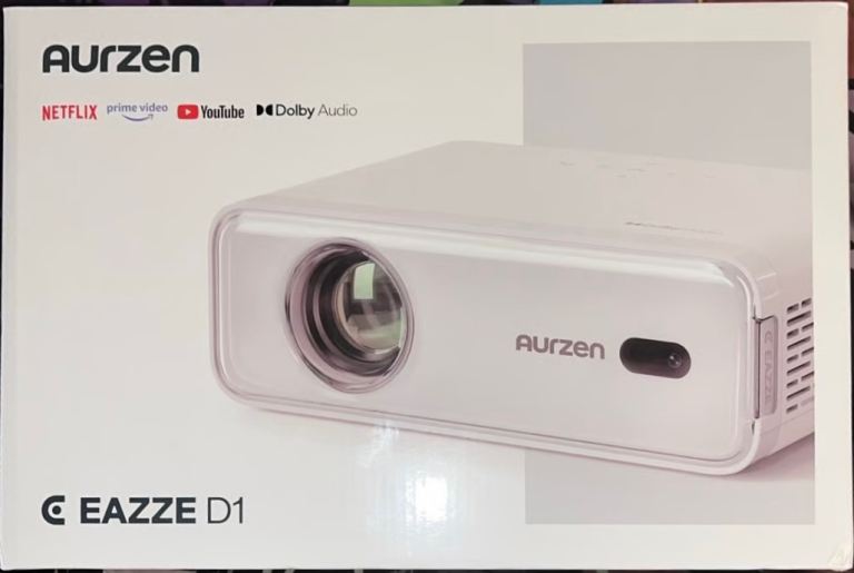 **SEALED** AURZEN EAZZE D1 SMART PROJECTOR FOR iOS / ANDROID/ USB/ TV STICK BRAND NEW