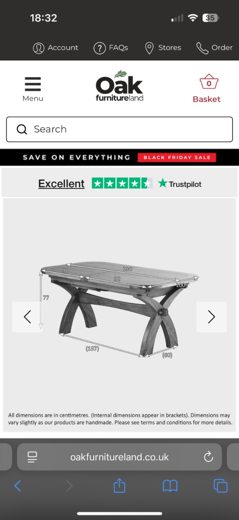 Solid Oak Dining Table and 8 Chairs 