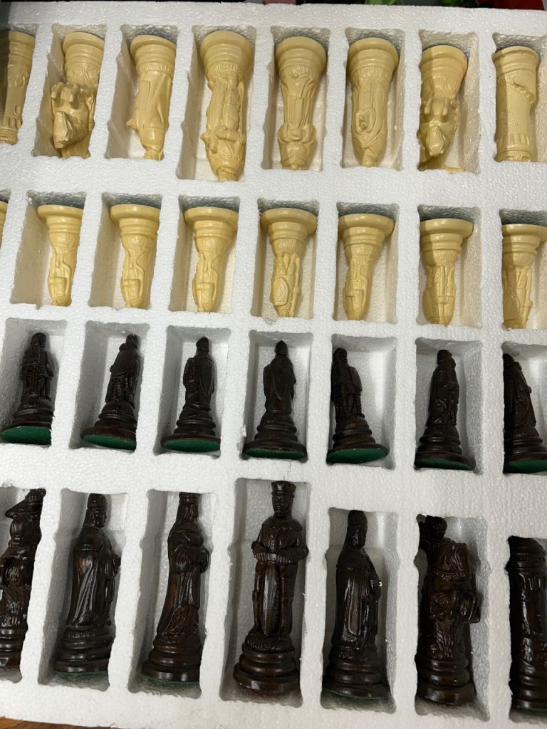 Large Camelot chess set 
