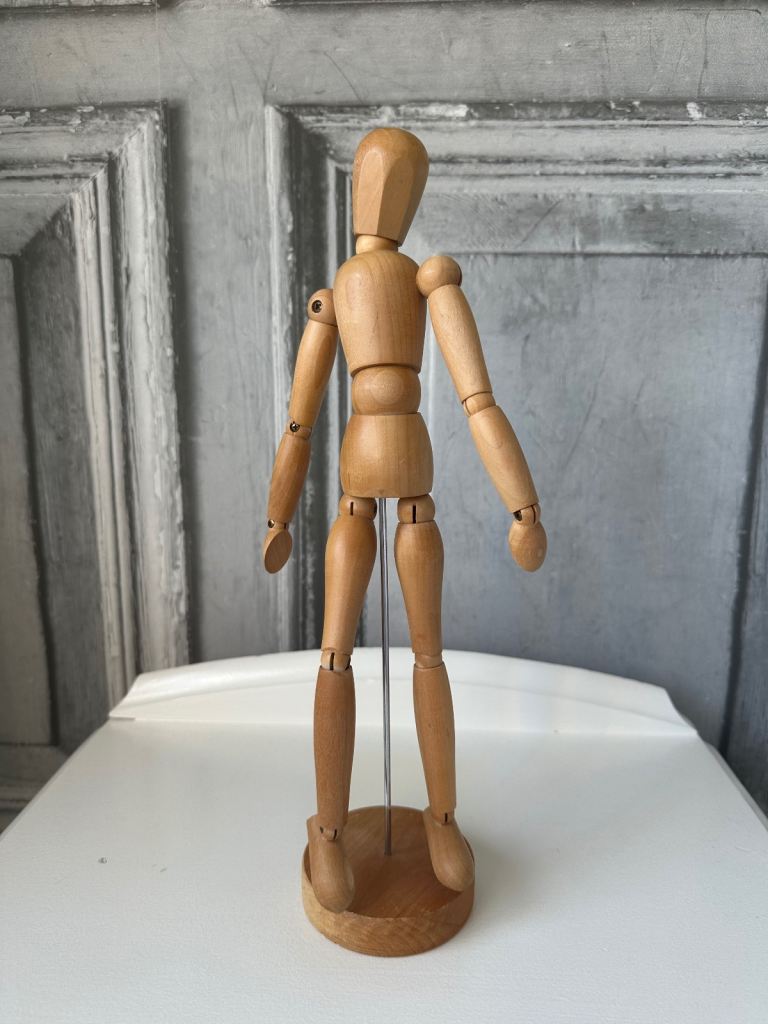image for Artist wooden poseable mannequin (collect near junction 35 off M1)