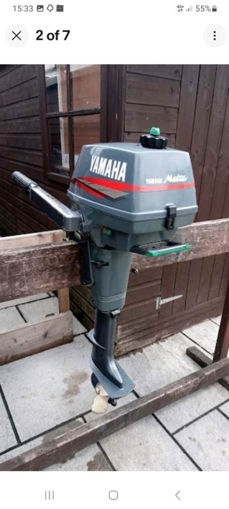 OUTBOARD MOTOR YAMAHA 3HP STANDARD SHORT SHAFT FOR DINGHY TENDER RIB BOAT  