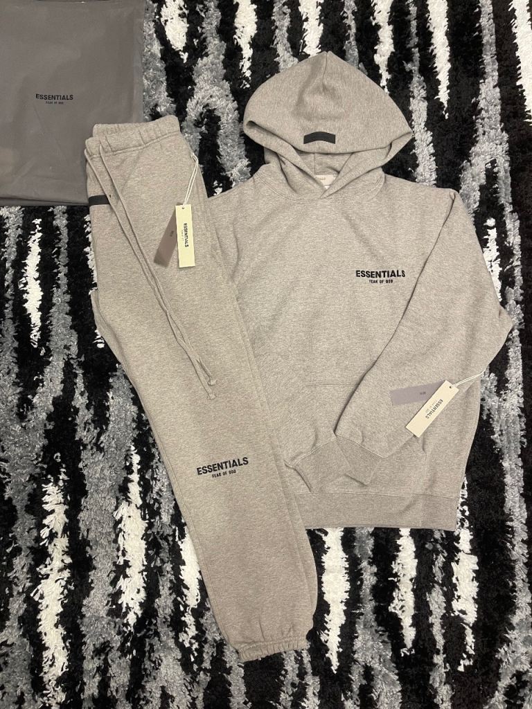 Essentials Fear of God Tracksuit 'Dark Oatmeal' (SS22) - Size M