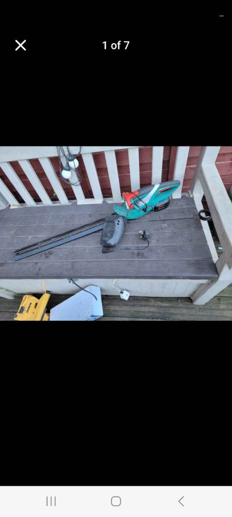 bosch 18v hedge cutter